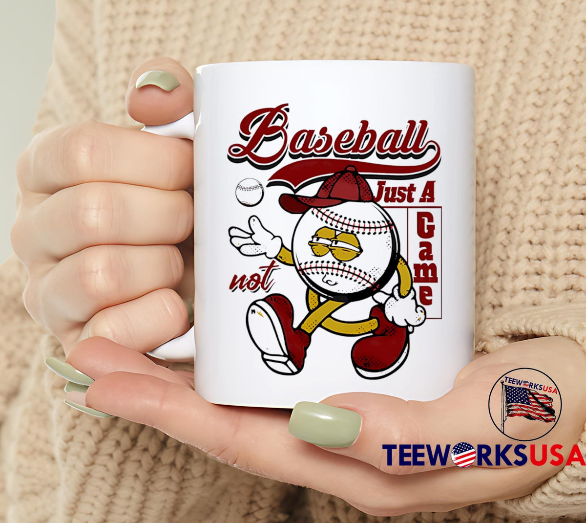 Baseball Just A Game not - Adult & Kids T-Shirts, Sweatshirts & Hoodies apparel design preview 6