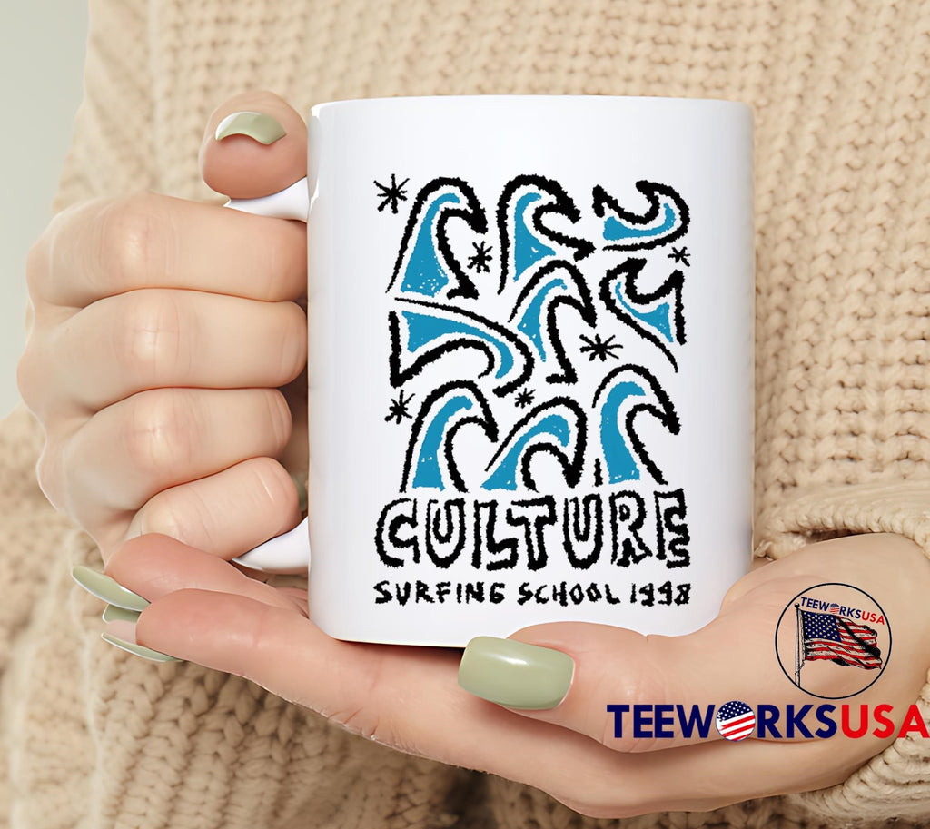 Culture surfing school 1998 - Adult & Kids T-Shirts, Sweatshirts & Hoodies apparel design preview 6