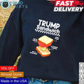 Trump sandwich white bread full of baloney Russian - Adult & Kids T-Shirts, Sweatshirts & Hoodies apparel design preview 1