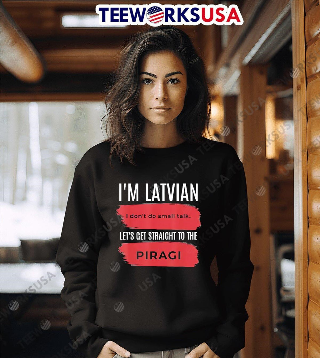 Latvian pride Latvia souvenir piragI favorite food - Adult & Kids T-Shirts, Sweatshirts & Hoodies apparel design preview 3