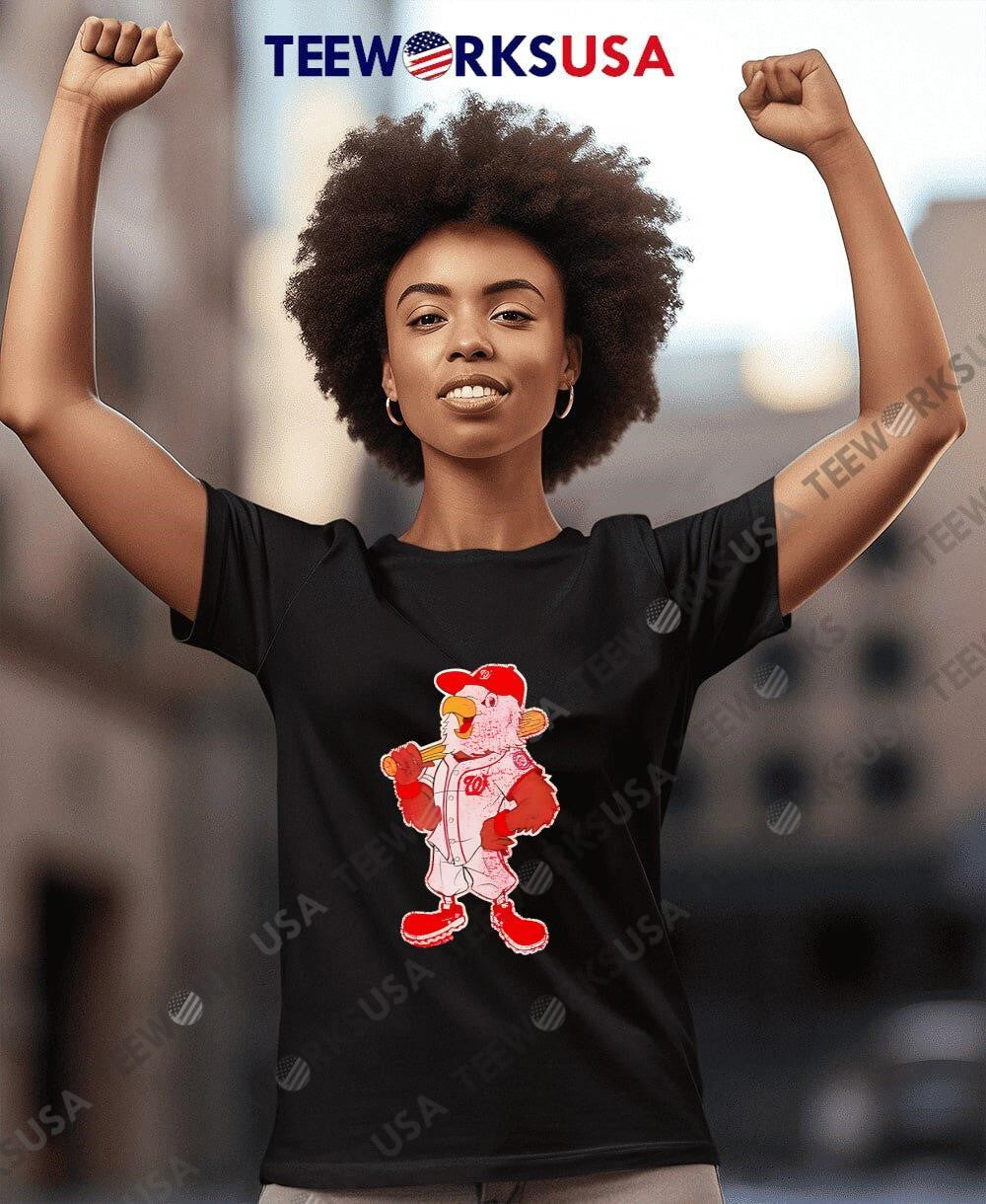 Washington Nationals baseball mascot vintage - Adult & Kids T-Shirts, Sweatshirts & Hoodies apparel design preview 8