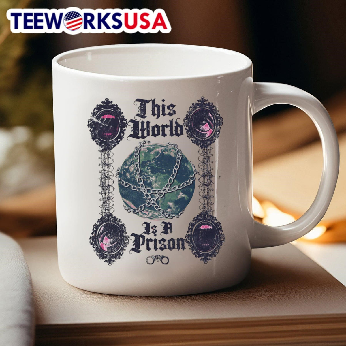This world is a prison - Adult & Kids T-Shirts, Sweatshirts & Hoodies apparel design preview 4