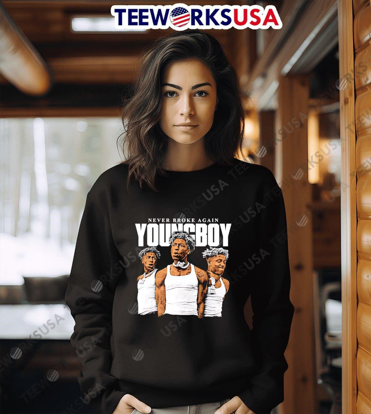 YoungBoy Never Broke Again unique pattern - Adult & Kids T-Shirts, Sweatshirts & Hoodies apparel design preview 6
