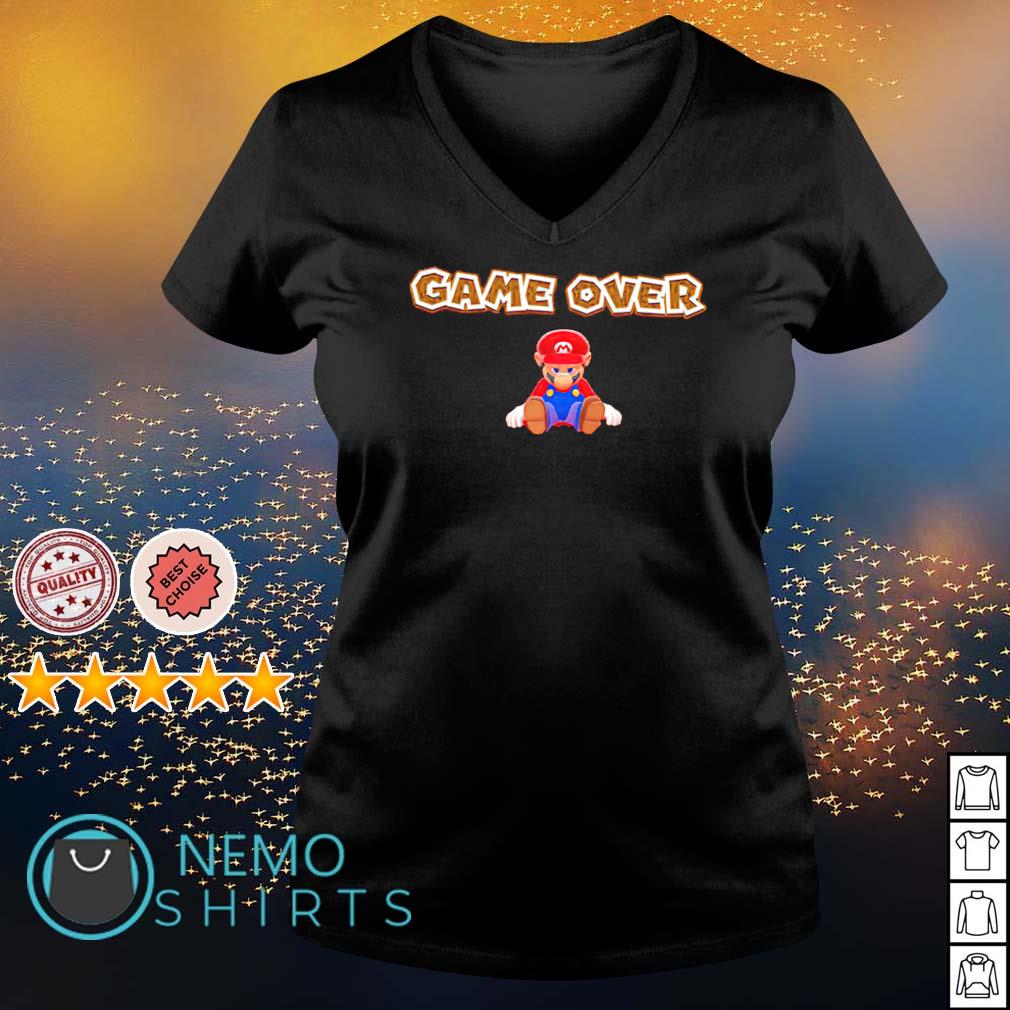 Super Mario Game Over - Adult & Kids T-Shirts, Sweatshirts & Hoodies apparel design preview 5