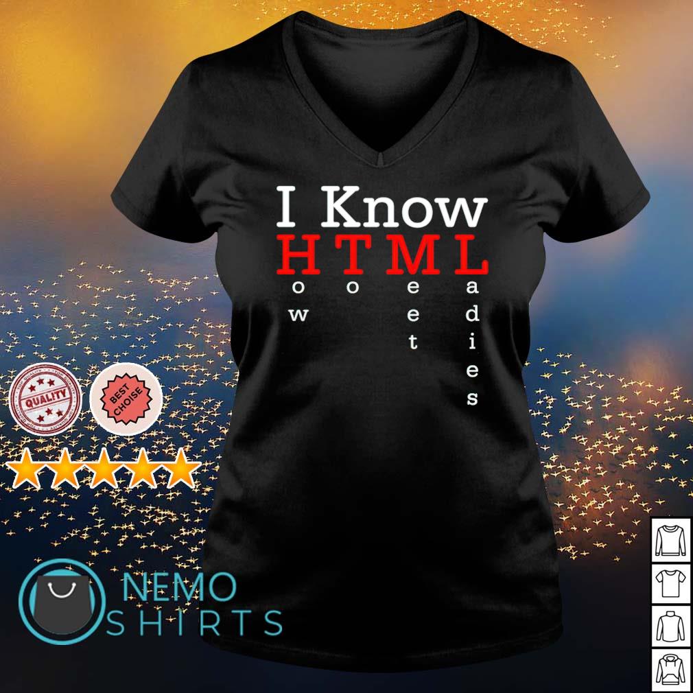 I know HTML how to meet ladies - Adult & Kids T-Shirts, Sweatshirts & Hoodies apparel design preview 5