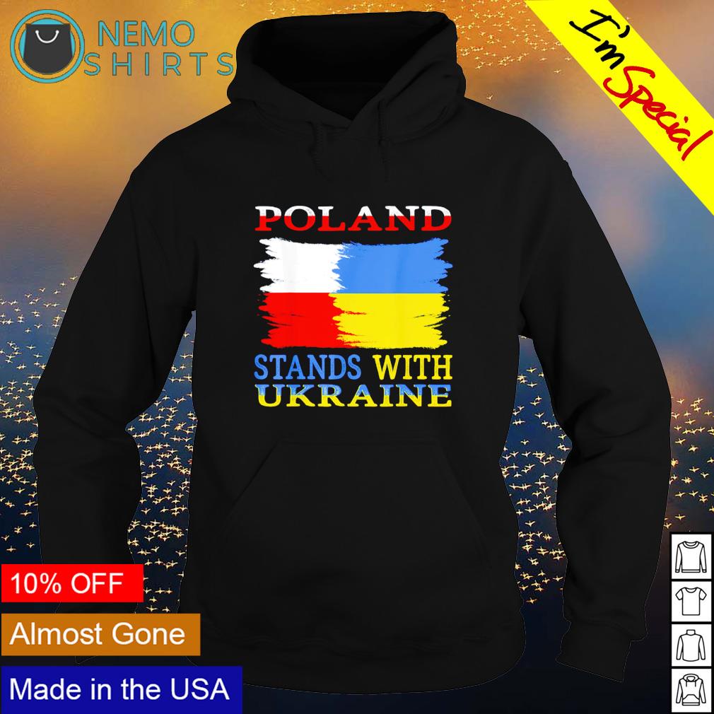 Poland stands with Ukraine - Adult & Kids T-Shirts, Sweatshirts & Hoodies apparel design preview 2