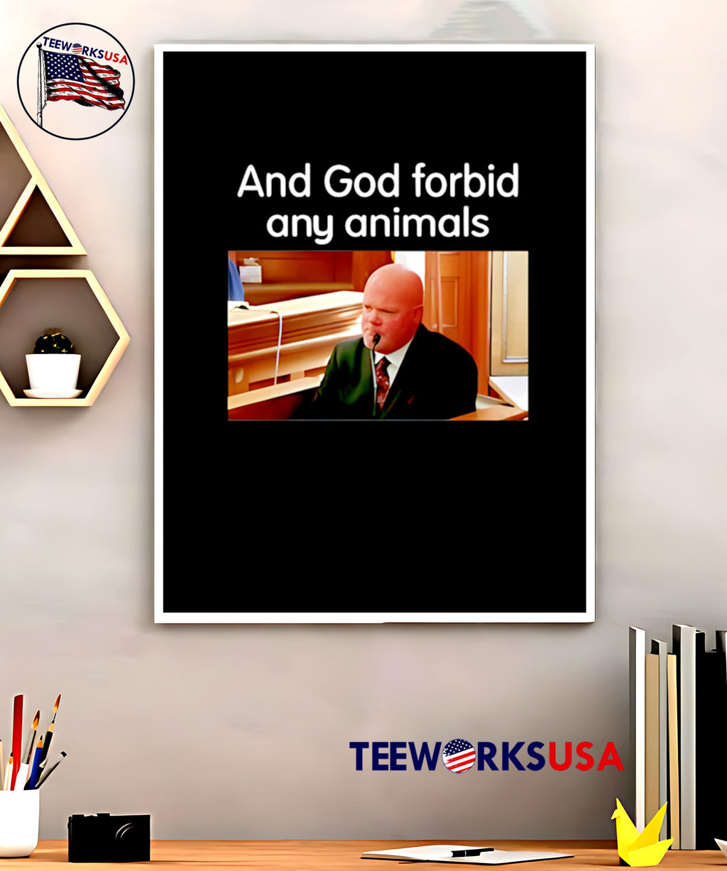 Brian loughran and god forbid any animals - Adult & Kids T-Shirts, Sweatshirts & Hoodies apparel design preview 5