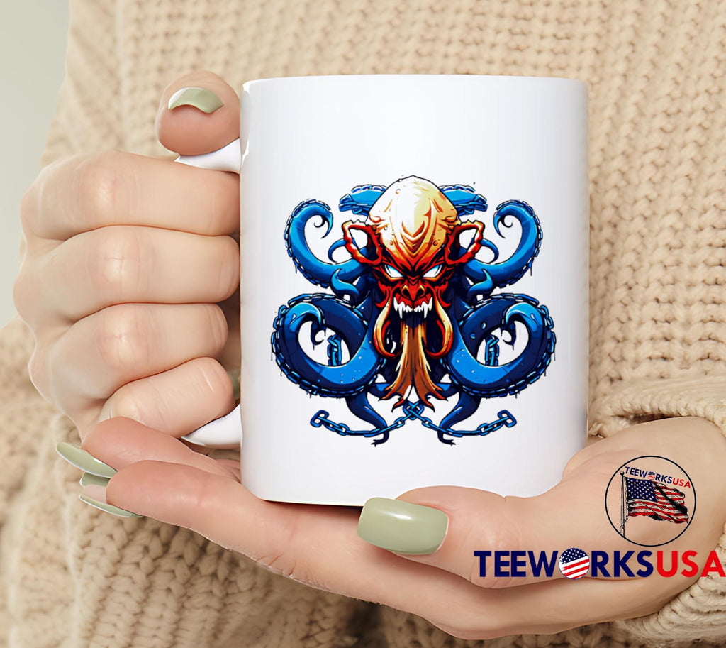 Devil Kraken Short Sleeve Performance - Adult & Kids T-Shirts, Sweatshirts & Hoodies apparel design preview 6