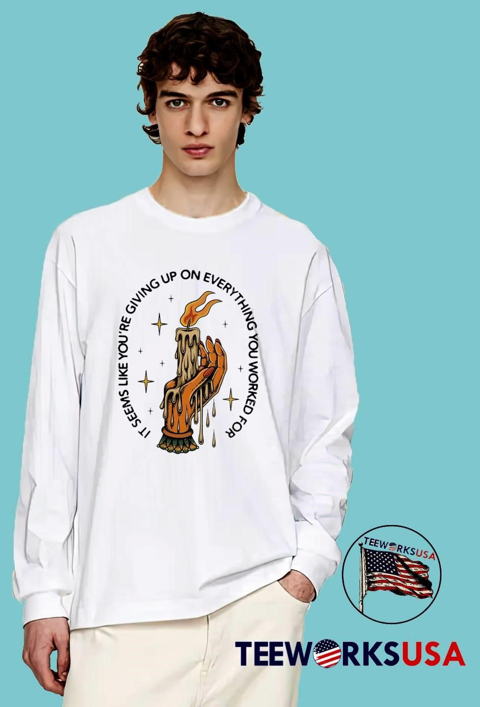 It Seems Like You're Giving Up On Everything You - Adult & Kids T-Shirts, Sweatshirts & Hoodies apparel design preview 4