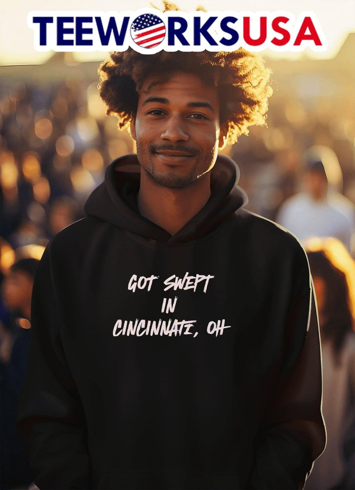 Cincinnati Reds got swept in OH - Adult & Kids T-Shirts, Sweatshirts & Hoodies apparel design preview 2