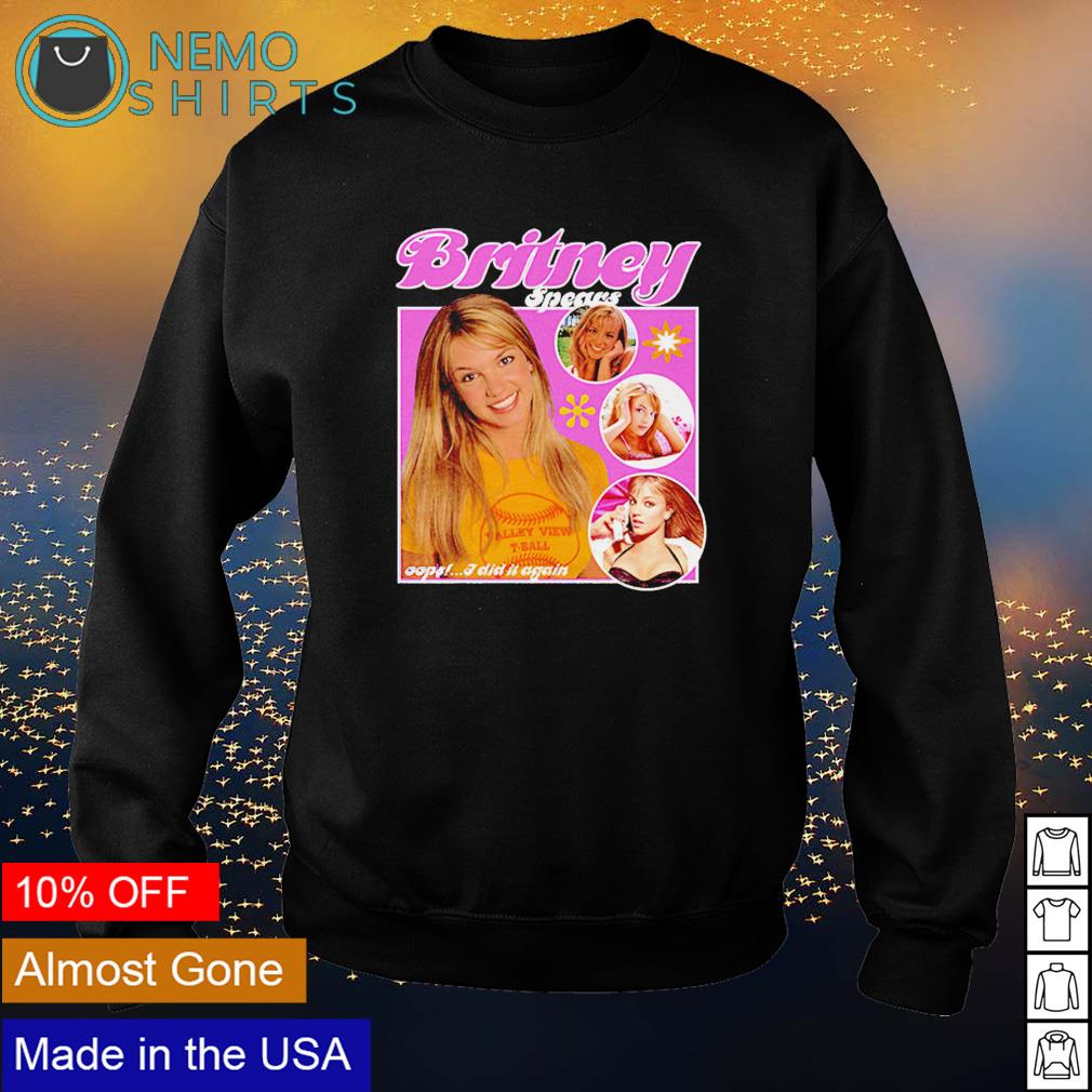 Britney Spears 90s vintage - Adult & Kids T-Shirts, Sweatshirts & Hoodies apparel design preview 4