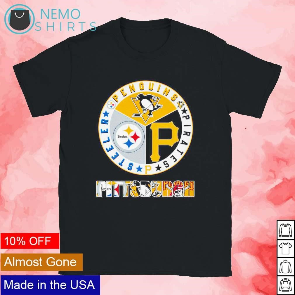Pittsburgh Steelers Penguins Pirates - Adult & Kids T-Shirts, Sweatshirts & Hoodies apparel design preview 1