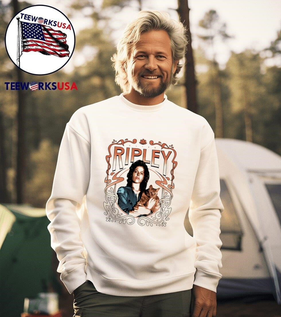 Alien Ripley Celestial - Adult & Kids T-Shirts, Sweatshirts & Hoodies apparel design preview 3