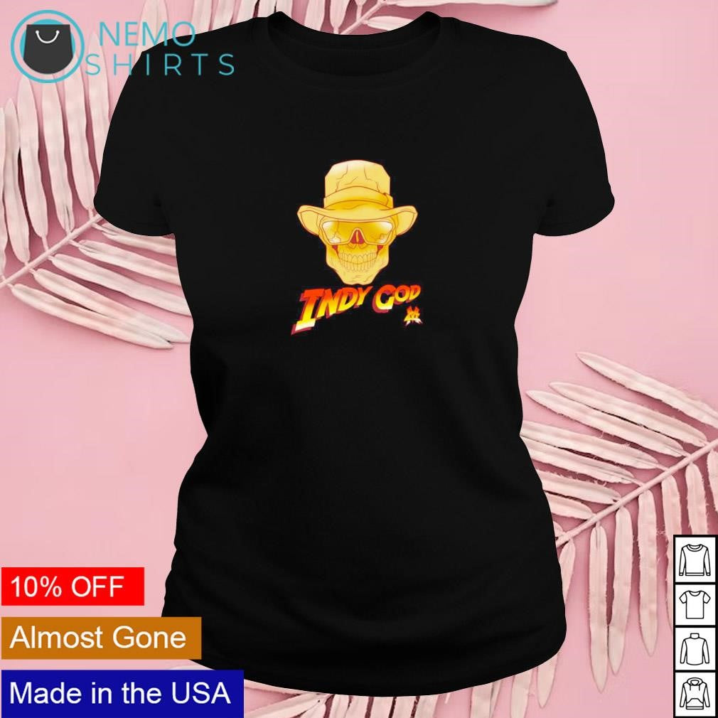 Indy God golden skull - Adult & Kids T-Shirts, Sweatshirts & Hoodies apparel design preview 4