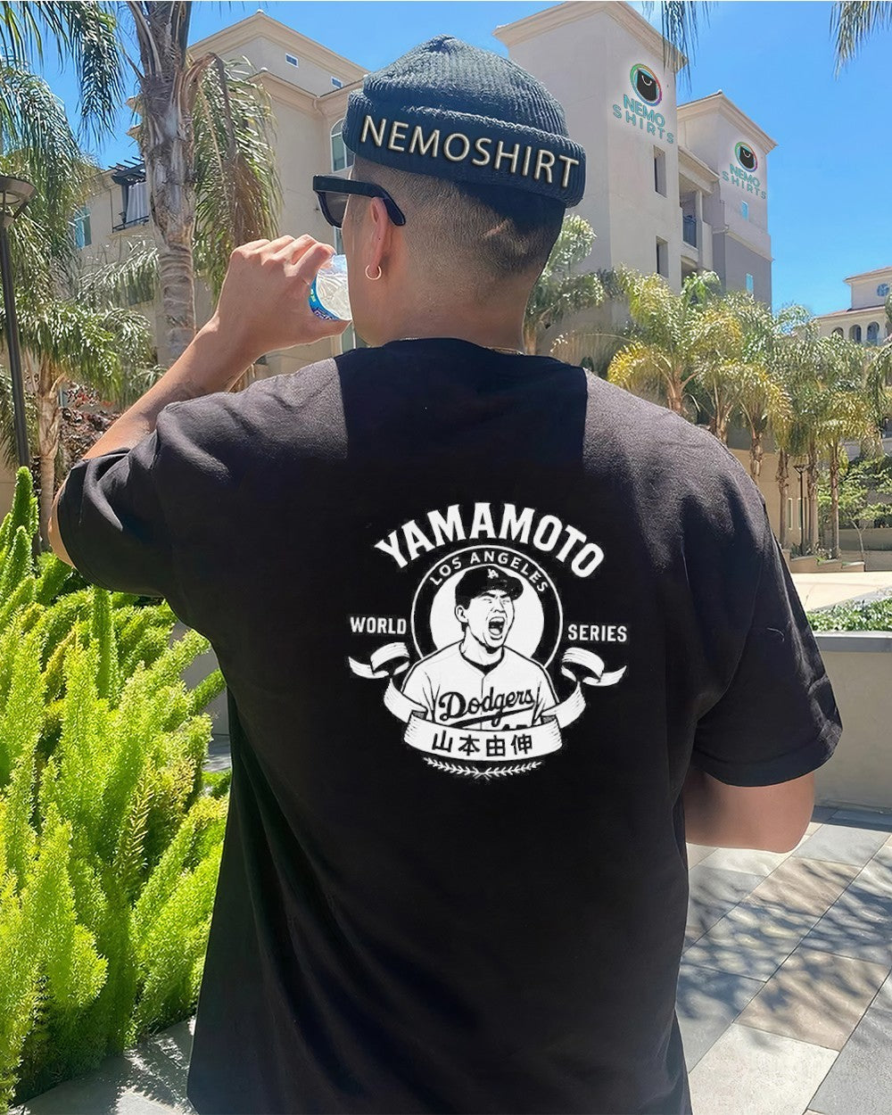 Yoshinobu Yamamoto Los Angeles Dodgers world series - Adult & Kids T-Shirts, Sweatshirts & Hoodies apparel design preview 4
