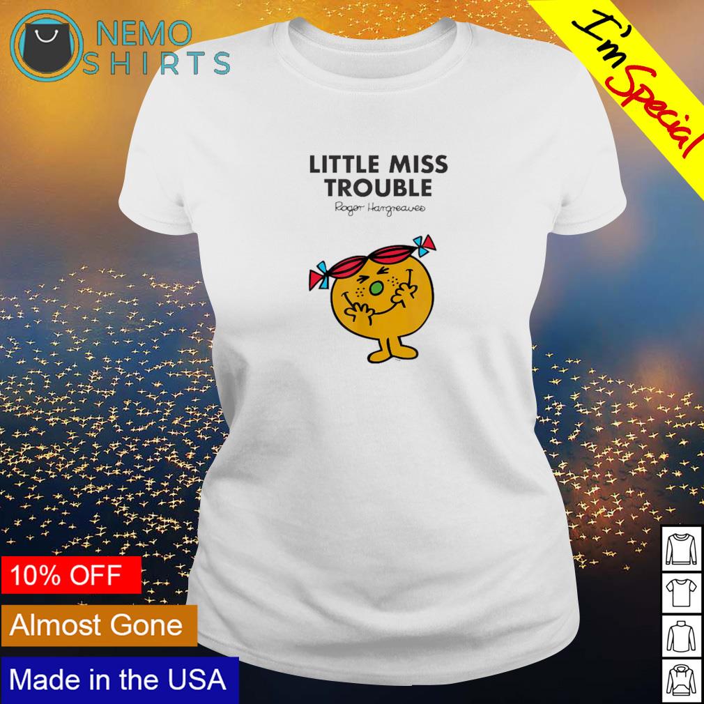 Little Miss trouble - Adult & Kids T-Shirts, Sweatshirts & Hoodies apparel design preview 3