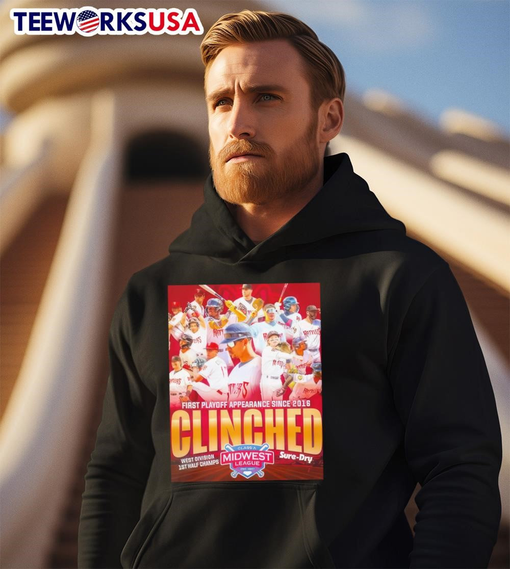 Wisconsin timber rattlers we're 1st half champs and - Adult & Kids T-Shirts, Sweatshirts & Hoodies apparel design preview 2