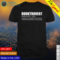 Booktrovert definition meaning a person who prefers - Adult & Kids T-Shirts, Sweatshirts & Hoodies apparel design preview 1
