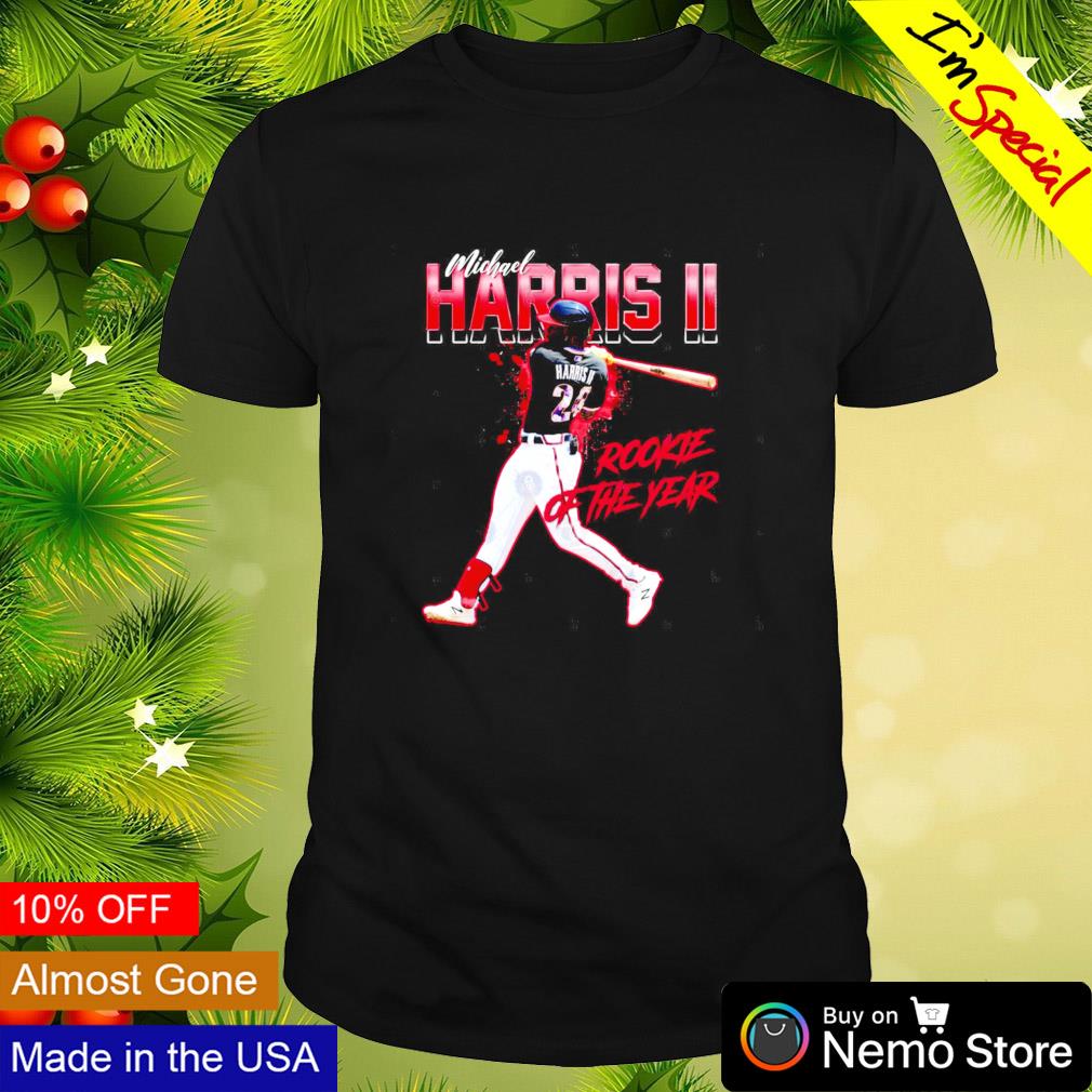 Michael Harris II Atlanta Braves Rookie of the year - Adult & Kids T-Shirts, Sweatshirts & Hoodies apparel design preview 1