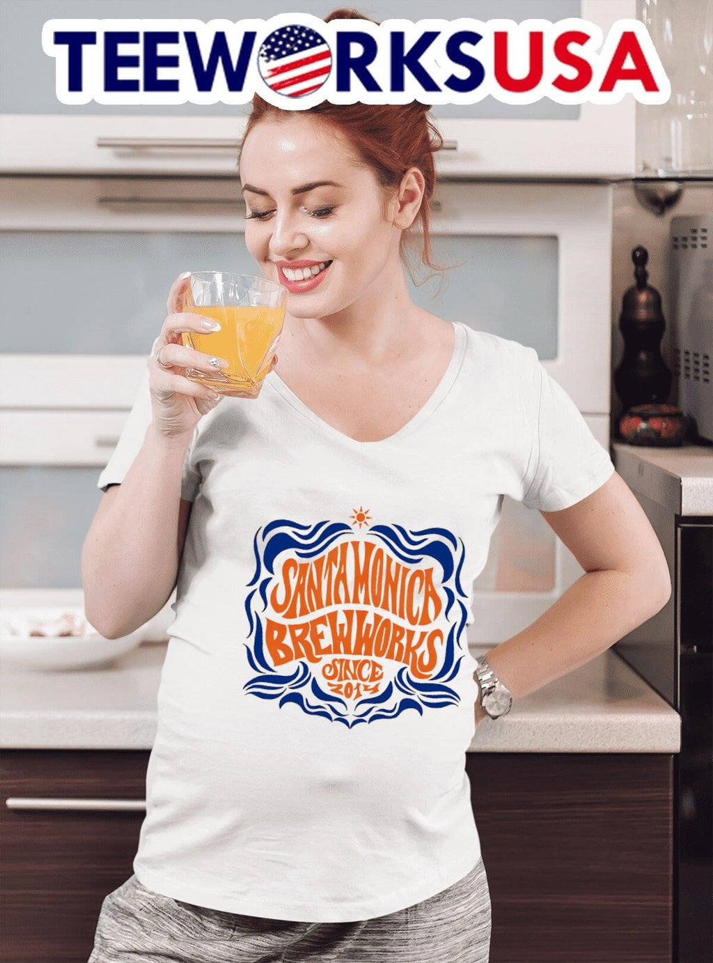 Santa Monica Brewworks since 2014 - Adult & Kids T-Shirts, Sweatshirts & Hoodies apparel design preview 4