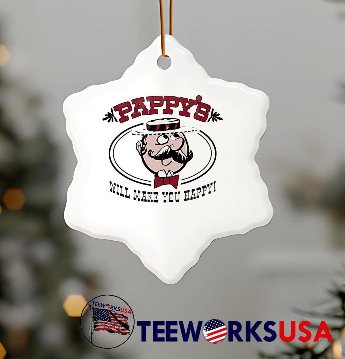 Pappy's Will Make You Happy - Adult & Kids T-Shirts, Sweatshirts & Hoodies apparel design preview 7