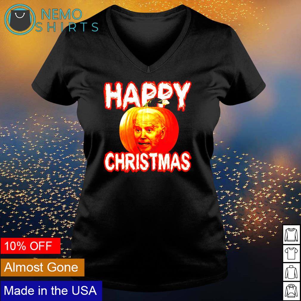 Biden pumpkin happy Christmas - Adult & Kids T-Shirts, Sweatshirts & Hoodies apparel design preview 5