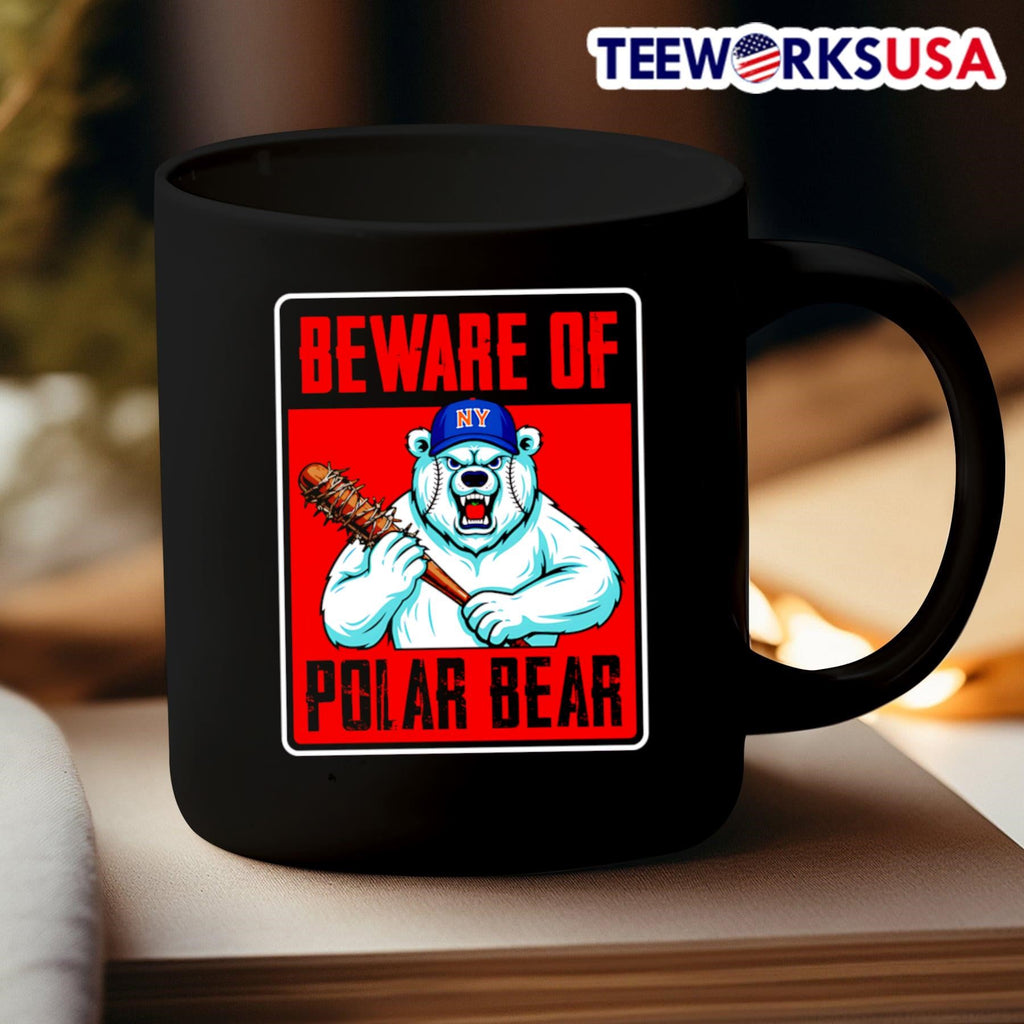 Beware of Polar bear - Adult & Kids T-Shirts, Sweatshirts & Hoodies apparel design preview 3