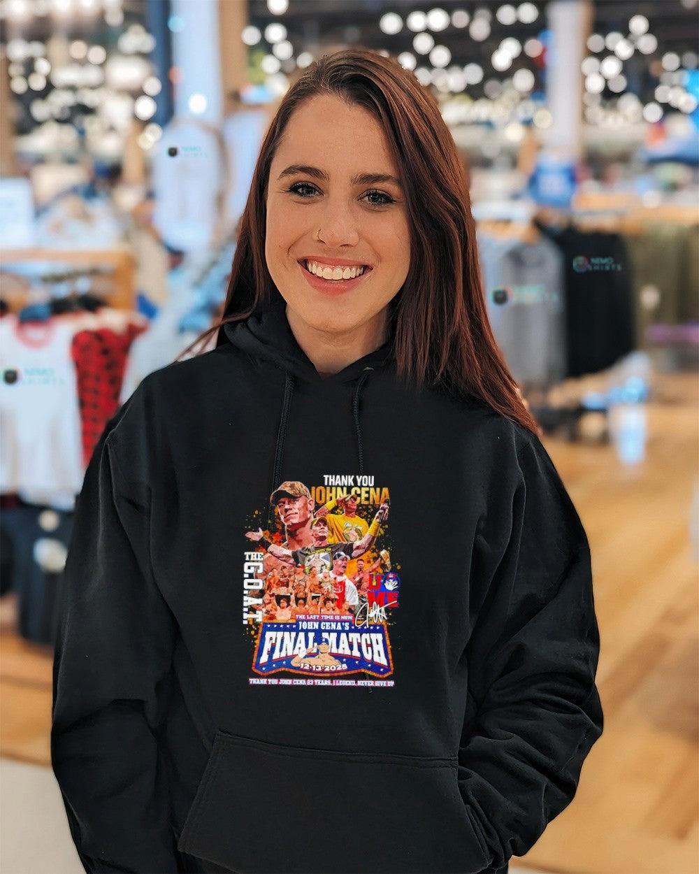 The Goat thank you John Cena last time is now final - Adult & Kids T-Shirts, Sweatshirts & Hoodies apparel design preview 5