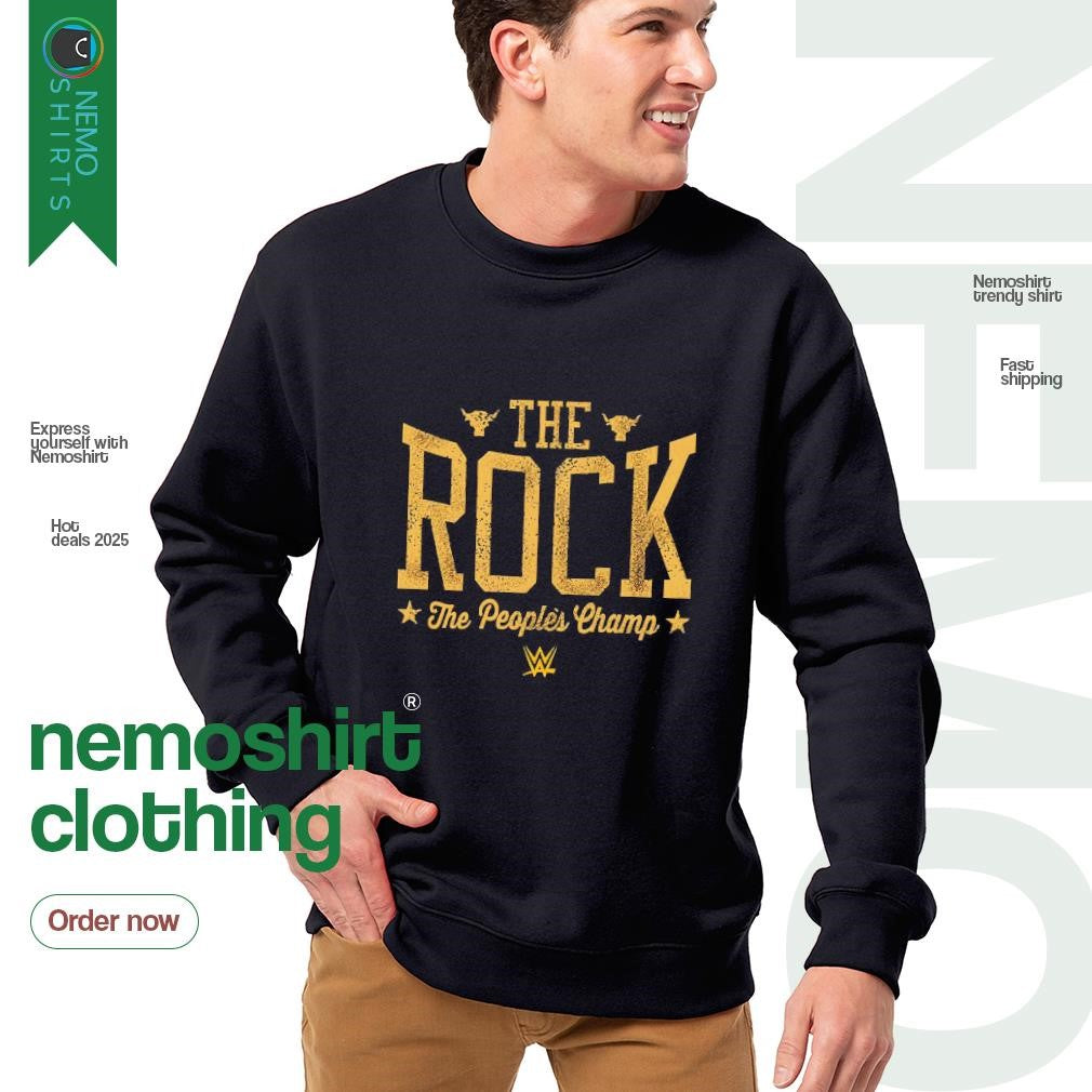 The Rock people's champ - Adult & Kids T-Shirts, Sweatshirts & Hoodies apparel design preview 4