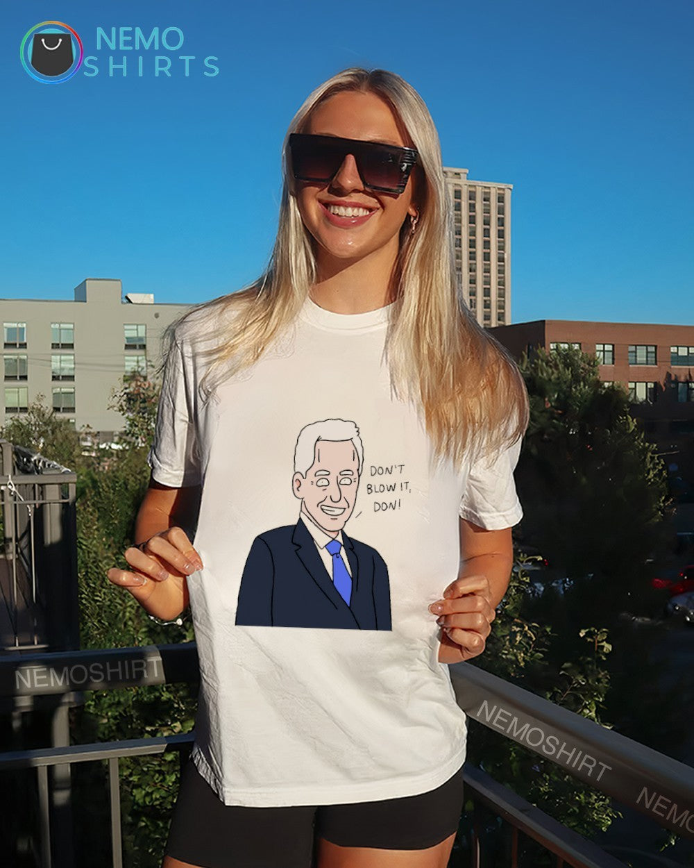 Bill Clinton don't blow it Don - Adult & Kids T-Shirts, Sweatshirts & Hoodies apparel design preview 6
