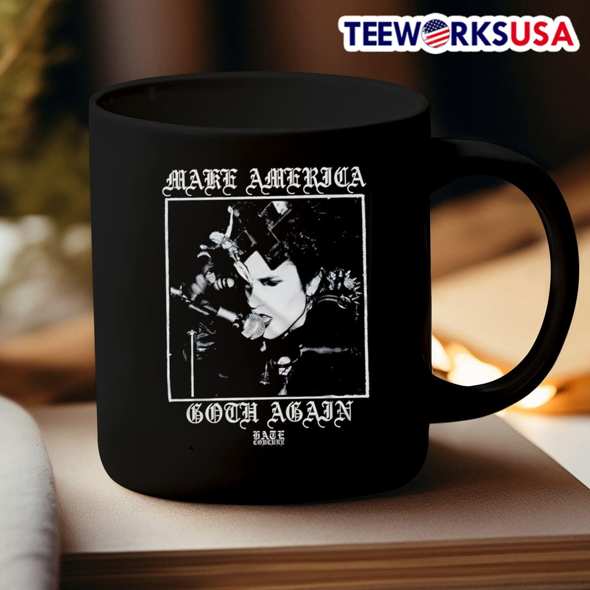 Make America Goth Again - Adult & Kids T-Shirts, Sweatshirts & Hoodies apparel design preview 3