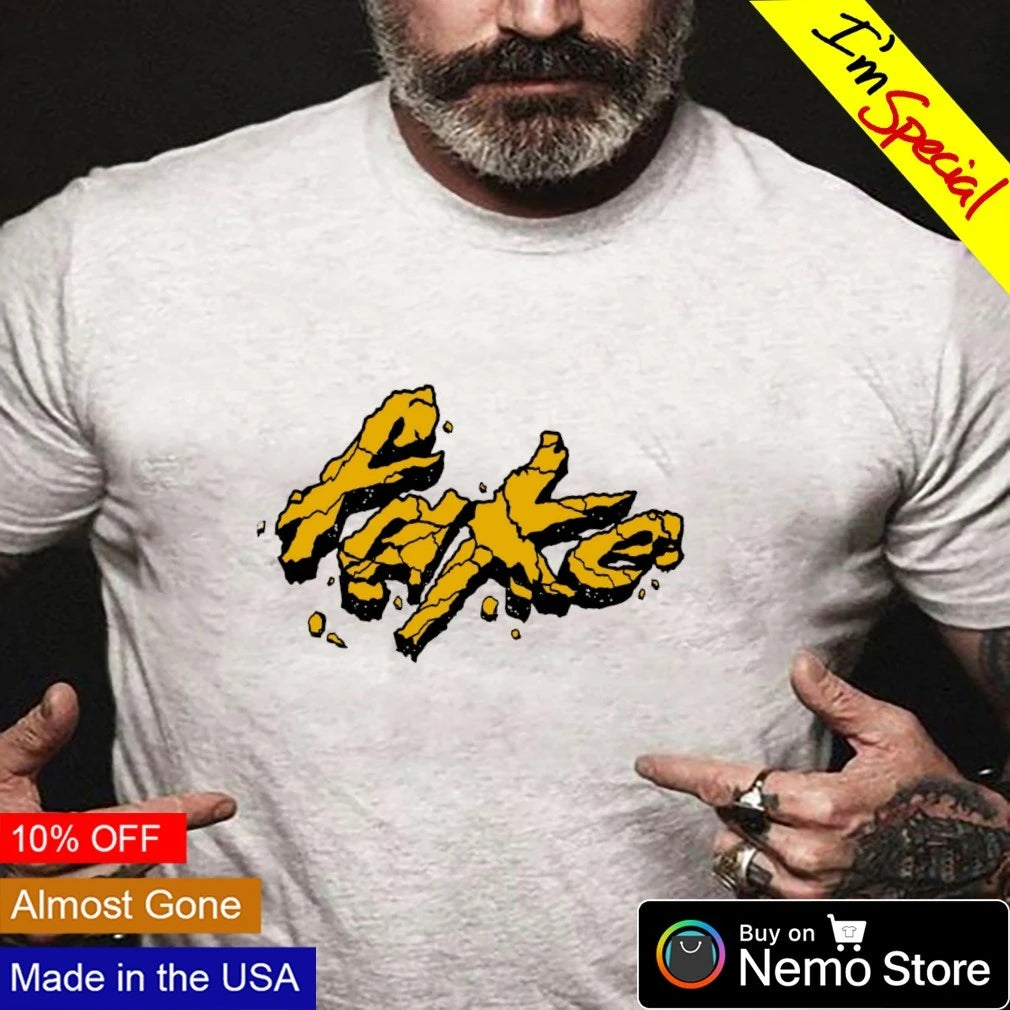 Fake Handshake Typography Graphic - Adult & Kids T-Shirts, Sweatshirts & Hoodies apparel design preview 3
