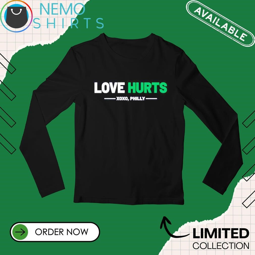 Love Hurts XOXO Philly Eagles - Adult & Kids T-Shirts, Sweatshirts & Hoodies apparel design preview 3