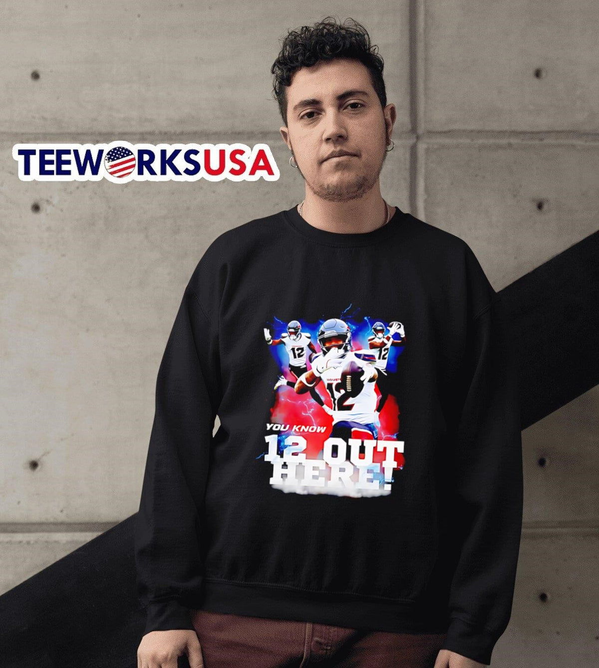 Nico Collins you know 12 out here - Adult & Kids T-Shirts, Sweatshirts & Hoodies apparel design preview 6
