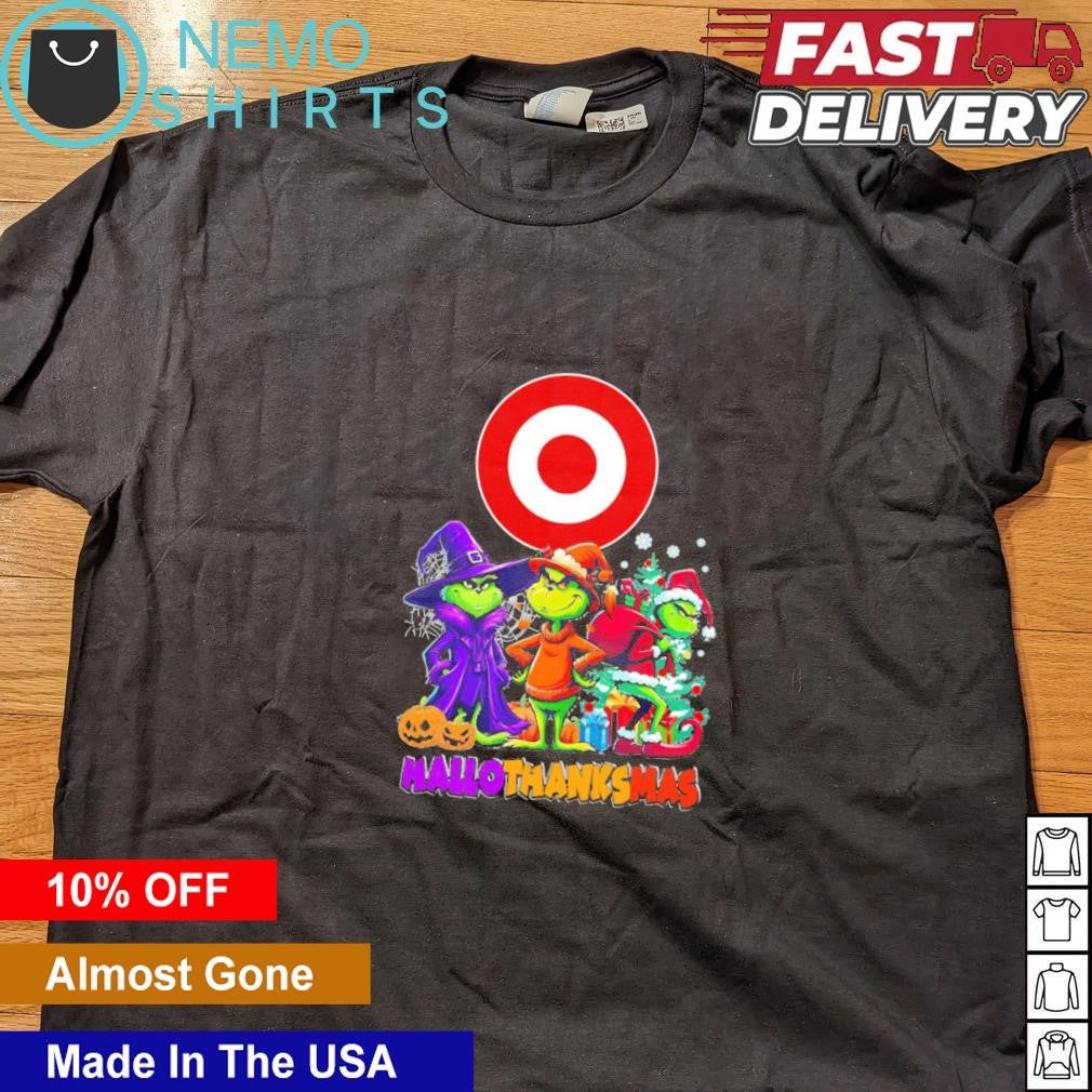 Target Corporation Grinch Hallothanksmas - Adult & Kids T-Shirts, Sweatshirts & Hoodies apparel design preview 4