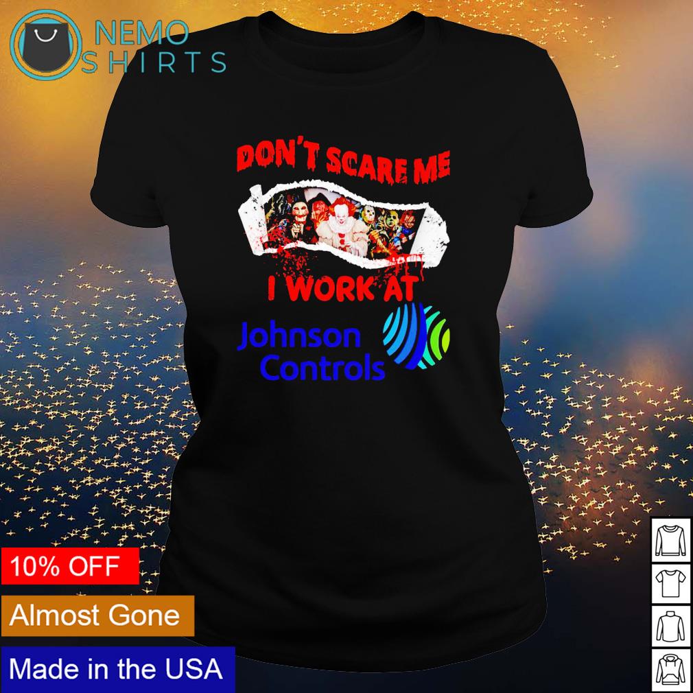 Horror Halloween don't scare me I work at Johnson - Adult & Kids T-Shirts, Sweatshirts & Hoodies apparel design preview 3