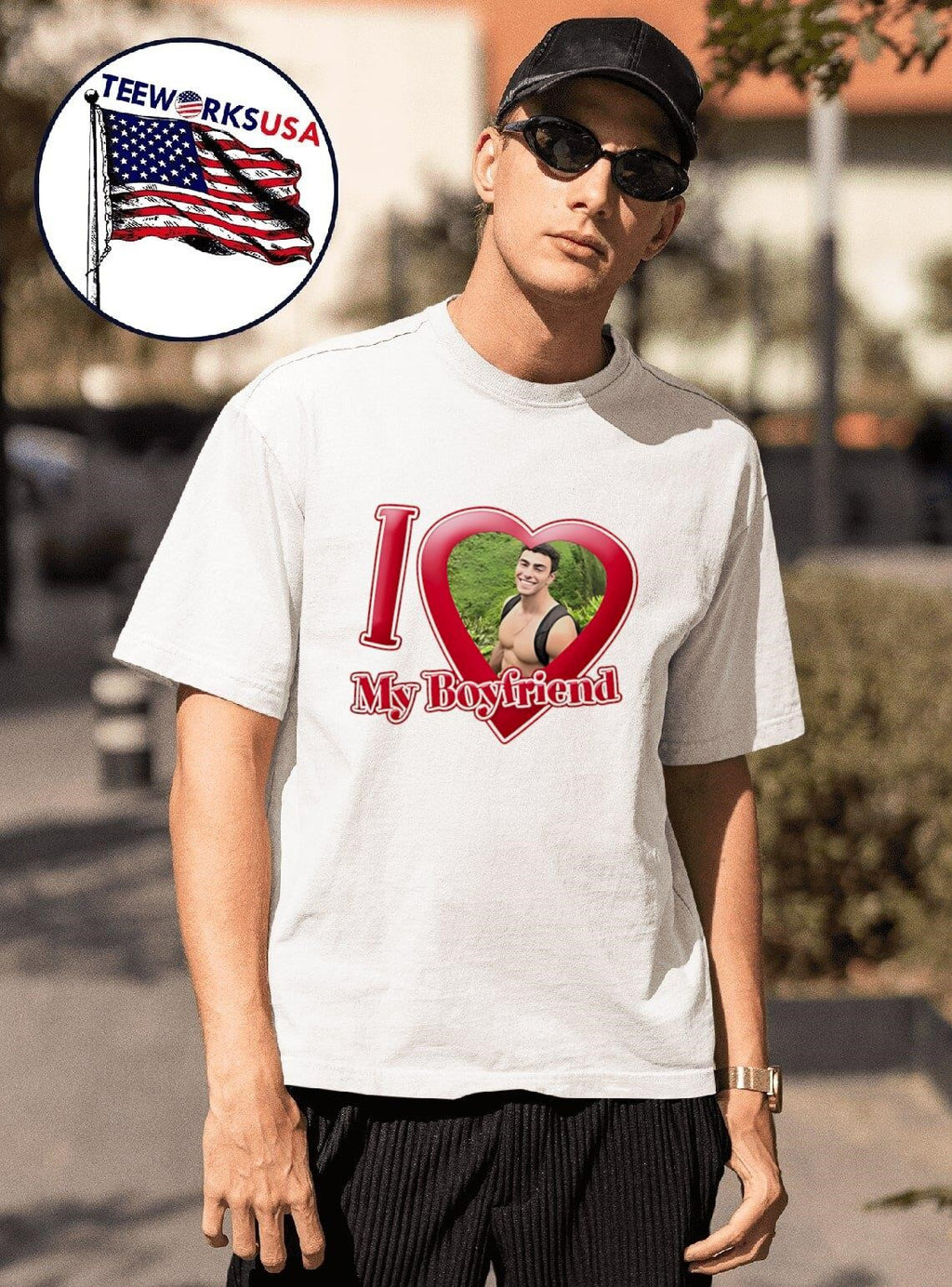 Luigi Mangione I Love My Boyfriend - Adult & Kids T-Shirts, Sweatshirts & Hoodies apparel design preview 1