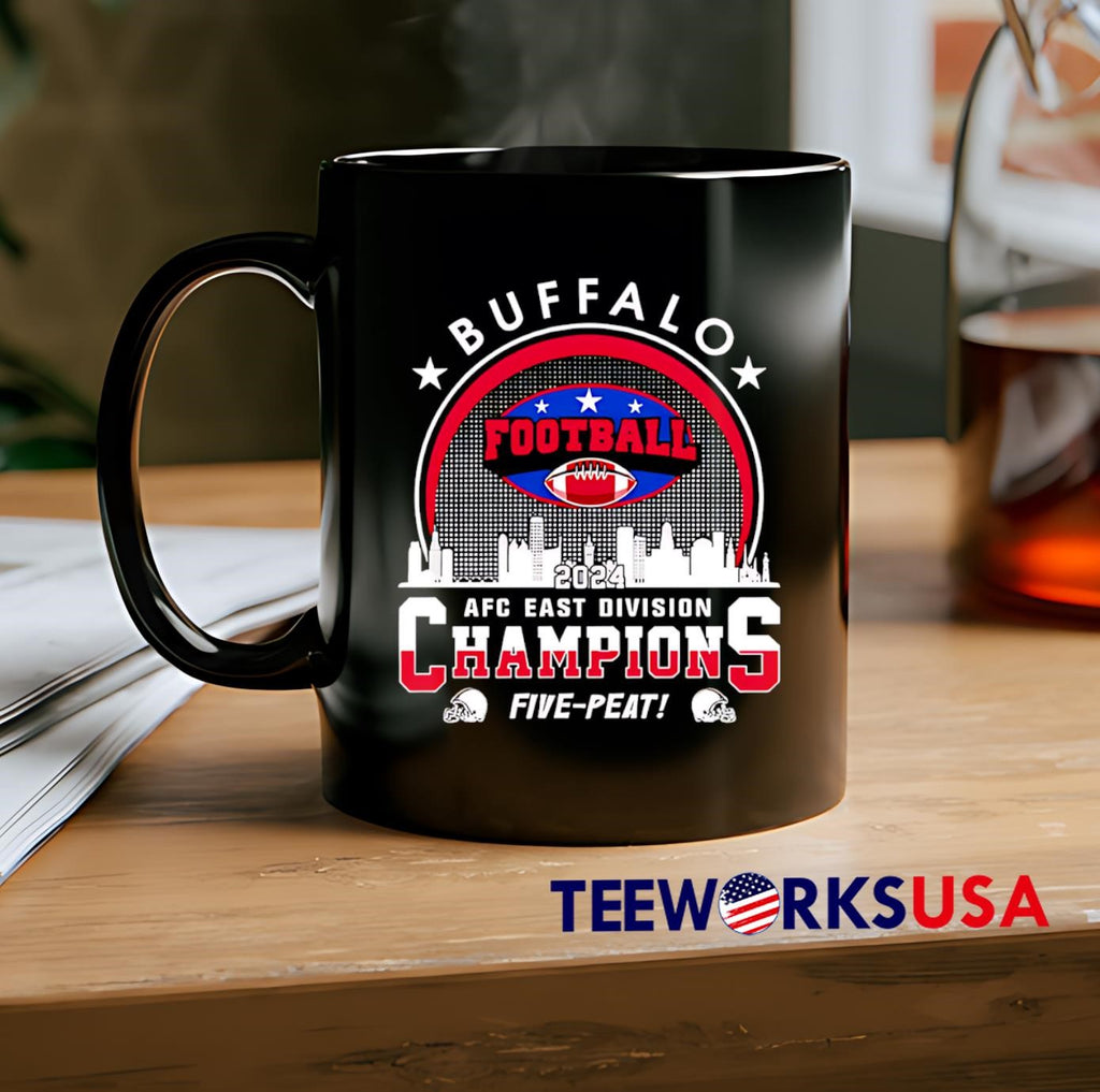 Buffalo Football 2024 Afc East Division Champions - Adult & Kids T-Shirts, Sweatshirts & Hoodies apparel design preview 2