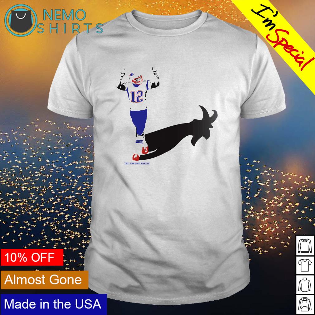 Tom Brady goat shadow - Adult & Kids T-Shirts, Sweatshirts & Hoodies apparel design preview 1
