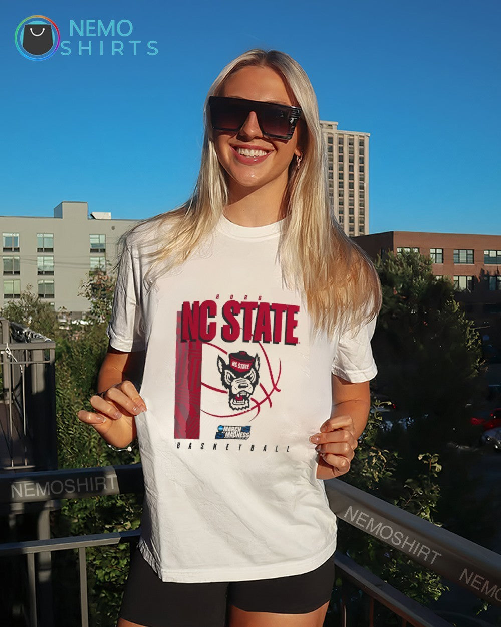 NC State Wolfpack basketball 2026 March Madness - Adult & Kids T-Shirts, Sweatshirts & Hoodies product image 4