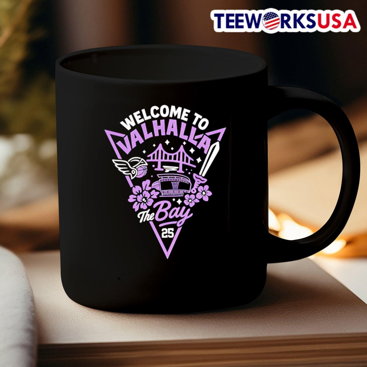 Welcome to Valhalla the bay 2025 - Adult & Kids T-Shirts, Sweatshirts & Hoodies apparel design preview 3