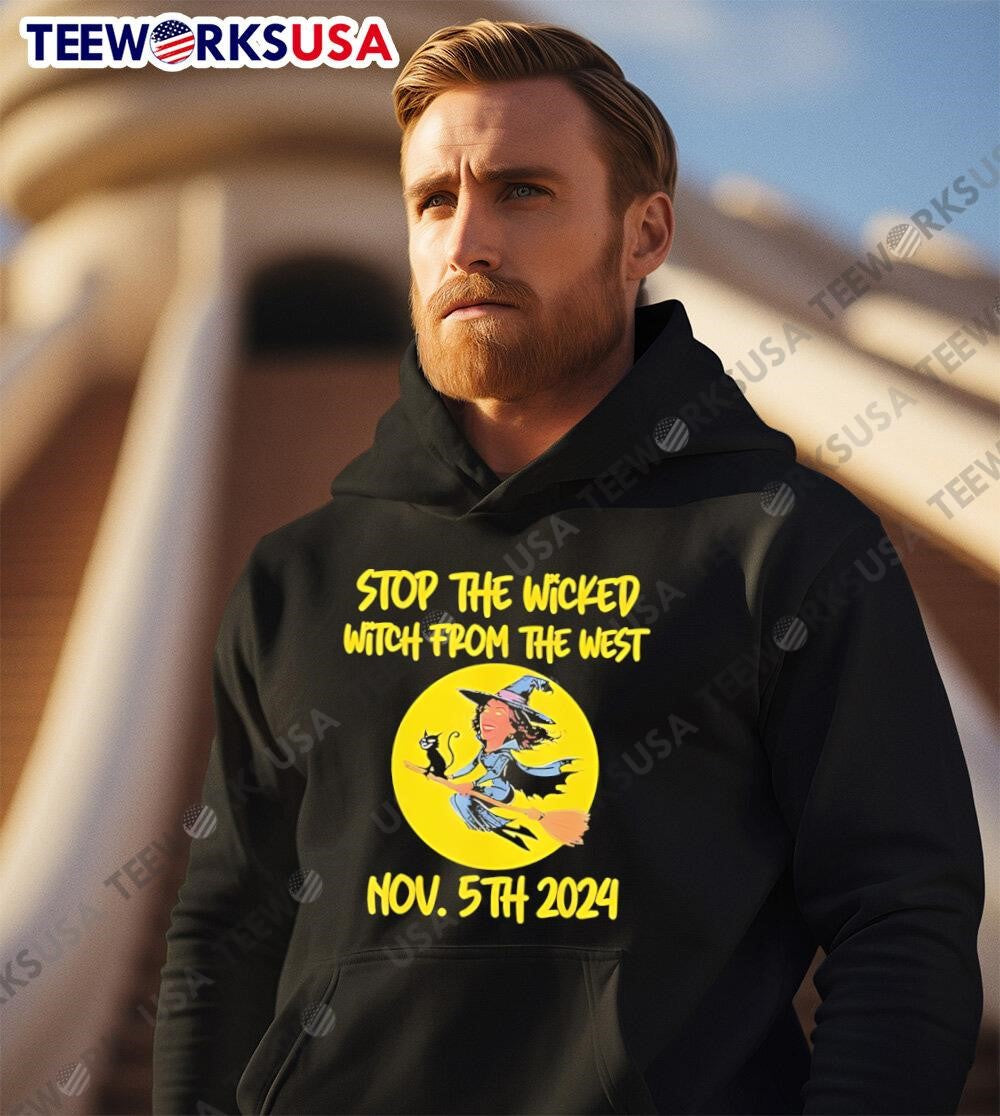 Kamala Harris Stop The Wicked From West November 5th - Adult & Kids T-Shirts, Sweatshirts & Hoodies apparel design preview 2