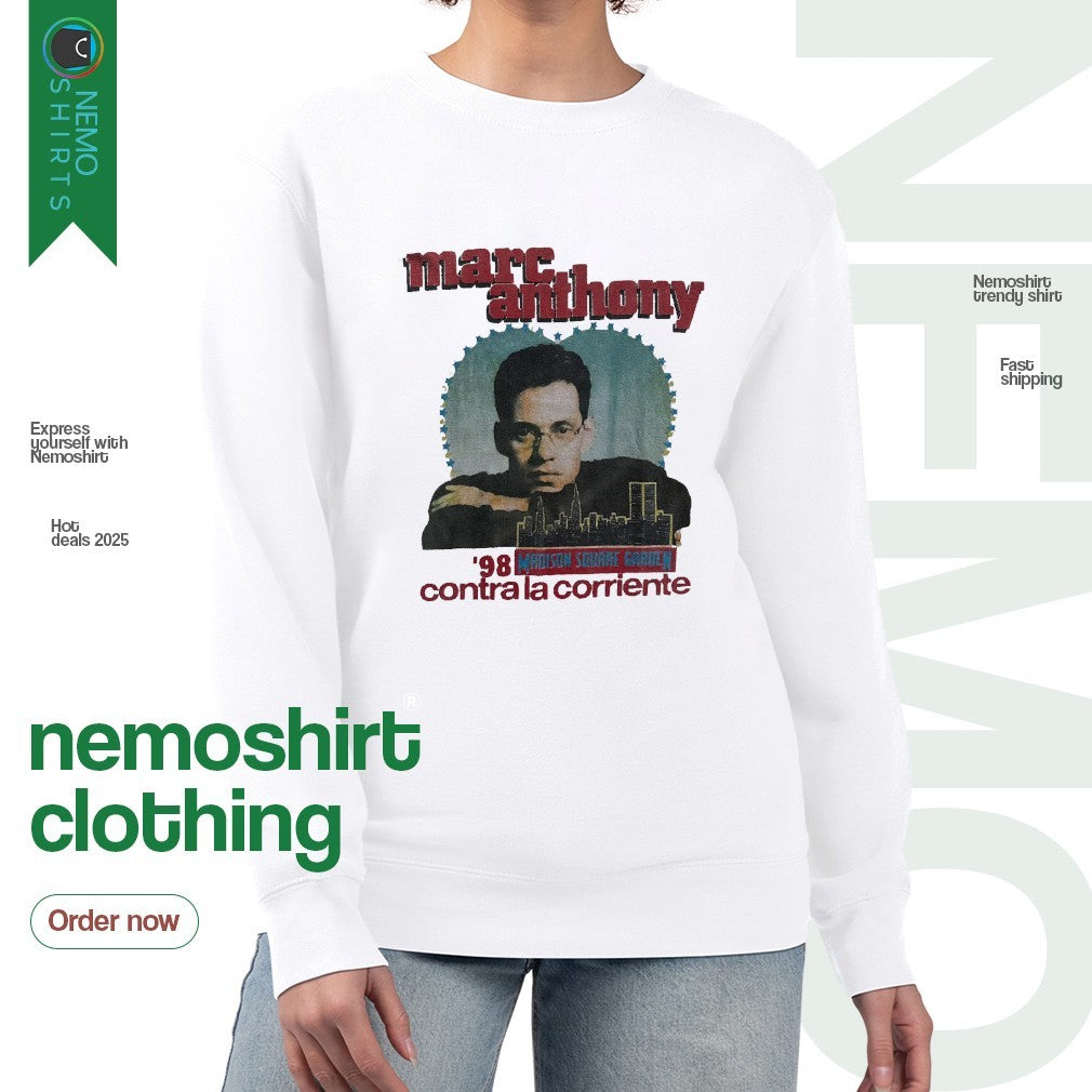 Marc Anthony Madison Square Garden '98 contra la - Adult & Kids T-Shirts, Sweatshirts & Hoodies apparel design preview 4