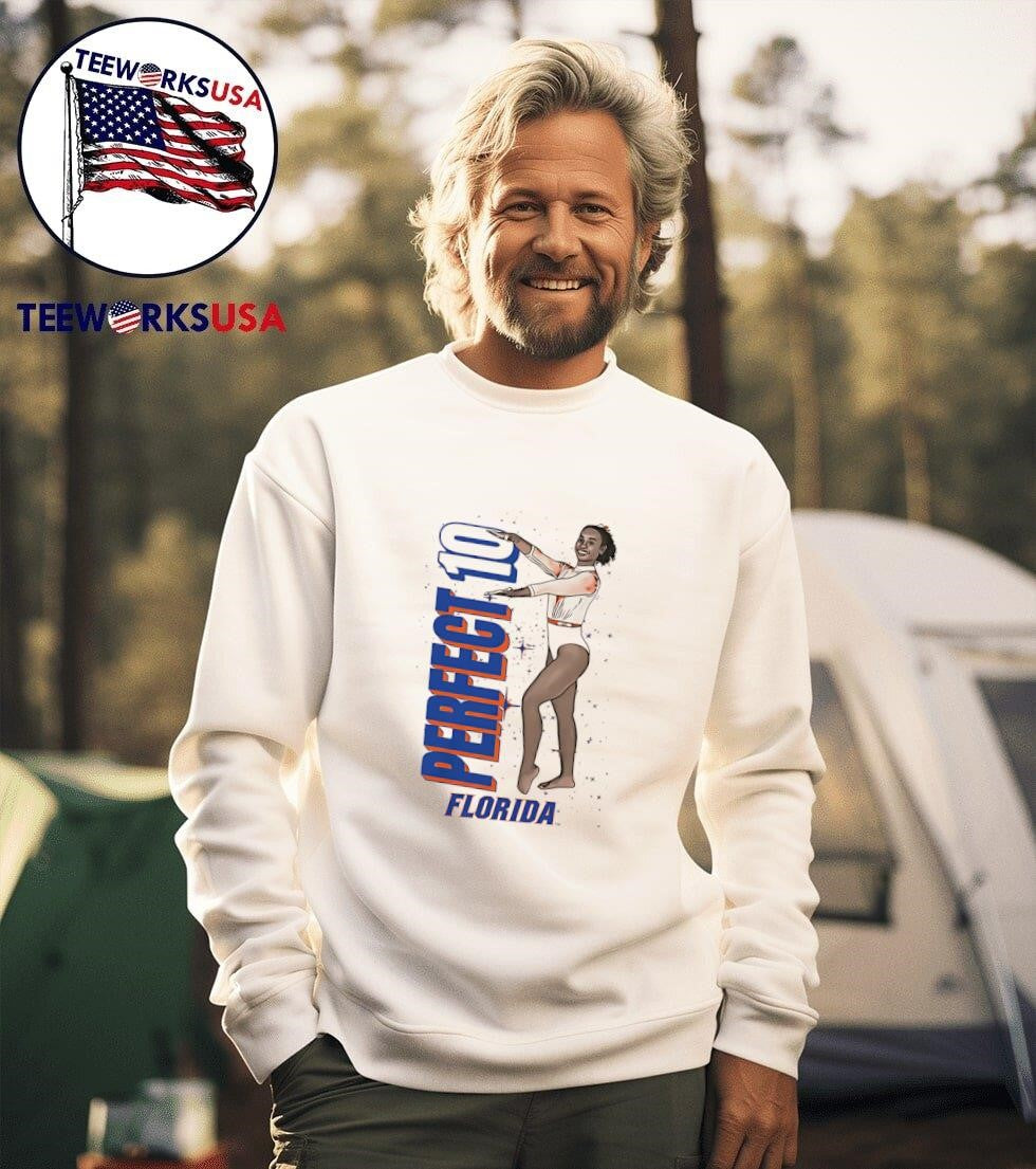 Selena Harris-Miranda Florida gymnastics perfect 10 - Adult & Kids T-Shirts, Sweatshirts & Hoodies apparel design preview 3