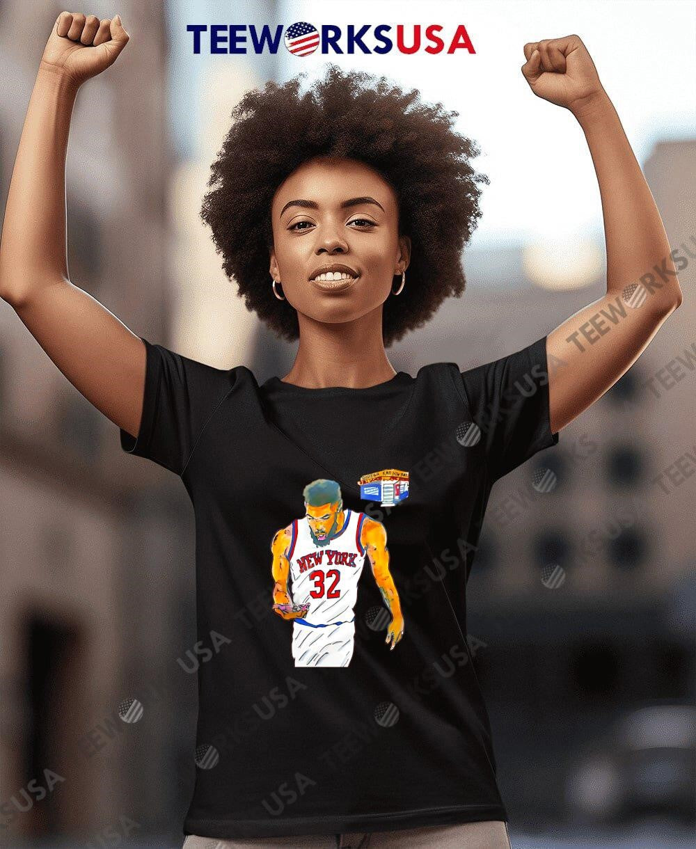 Karl-anthony Towns Bodega Kat Knicks - Adult & Kids T-Shirts, Sweatshirts & Hoodies apparel design preview 7