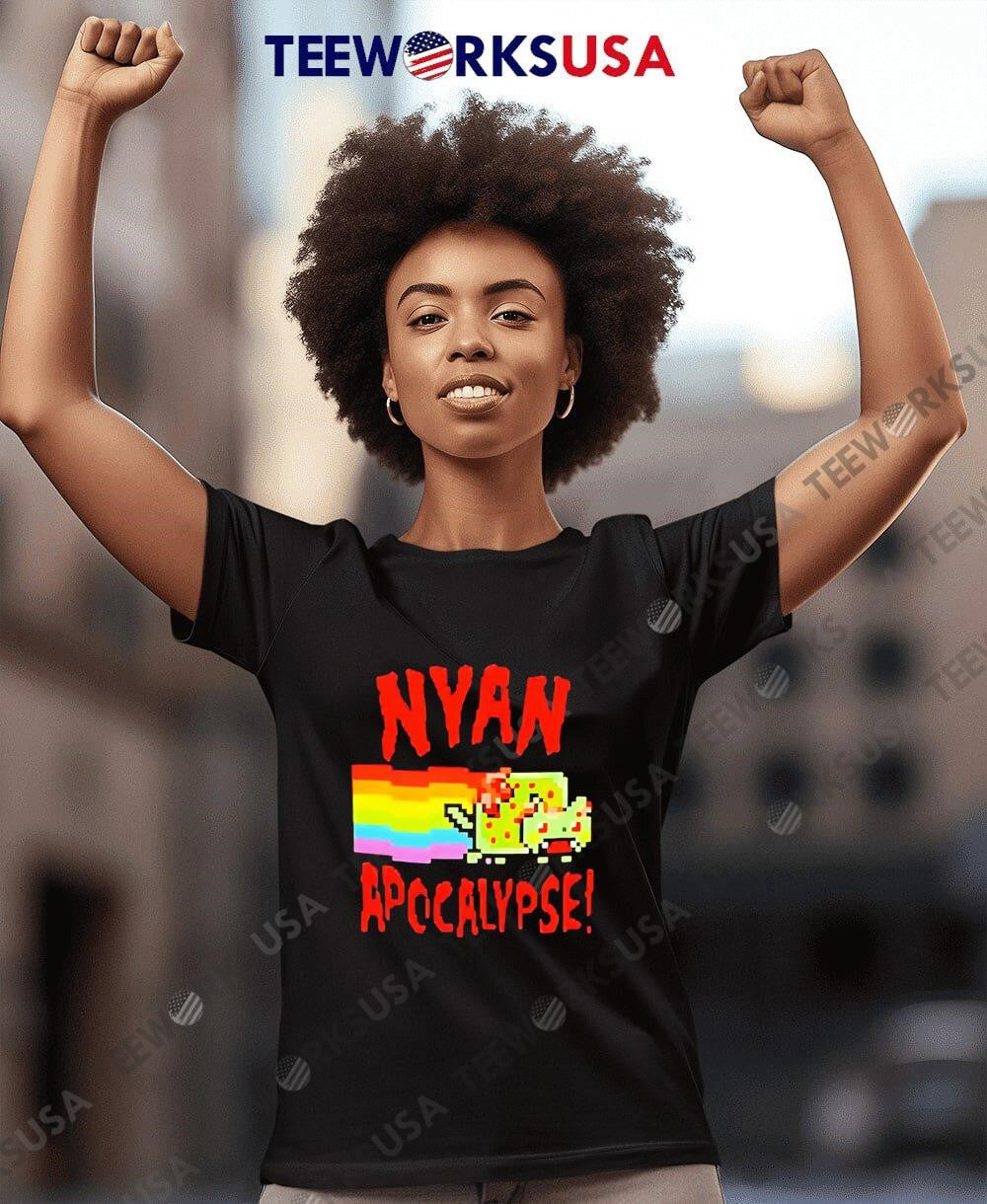Nyan Apocalypse - Adult & Kids T-Shirts, Sweatshirts & Hoodies apparel design preview 7
