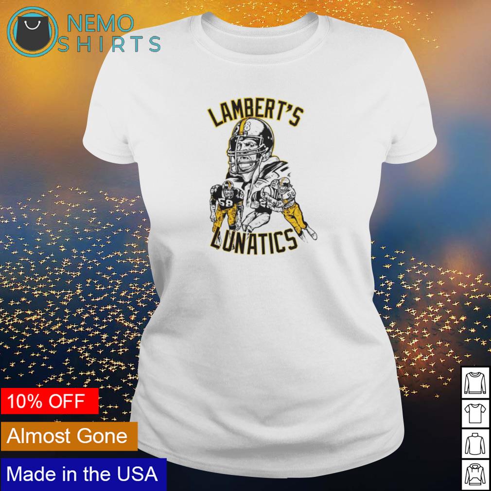 Jack Lambert lambert's lunatics - Adult & Kids T-Shirts, Sweatshirts & Hoodies apparel design preview 3