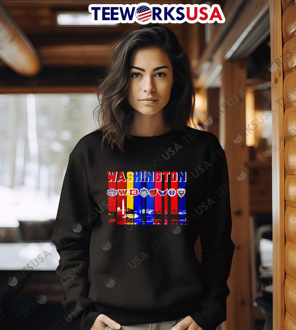 Washington Commanders Capitals Mystics Nationals - Adult & Kids T-Shirts, Sweatshirts & Hoodies apparel design preview 6