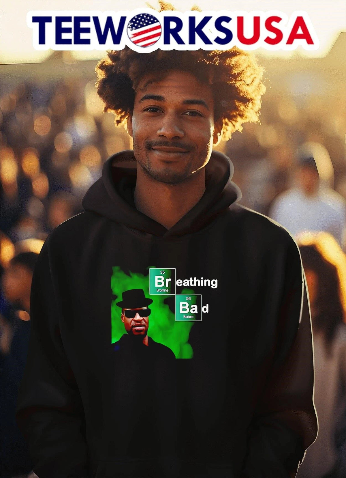 Breathing Bad George Floyd - Adult & Kids T-Shirts, Sweatshirts & Hoodies apparel design preview 2