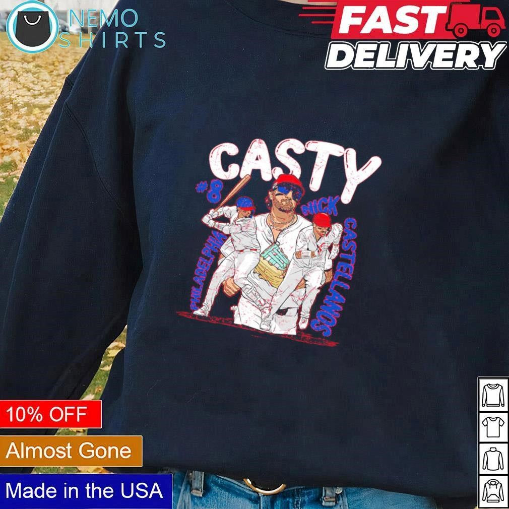 Casty Nick Castellanos Philadelphia Phillies baseball - Adult & Kids T-Shirts, Sweatshirts & Hoodies apparel design preview 1